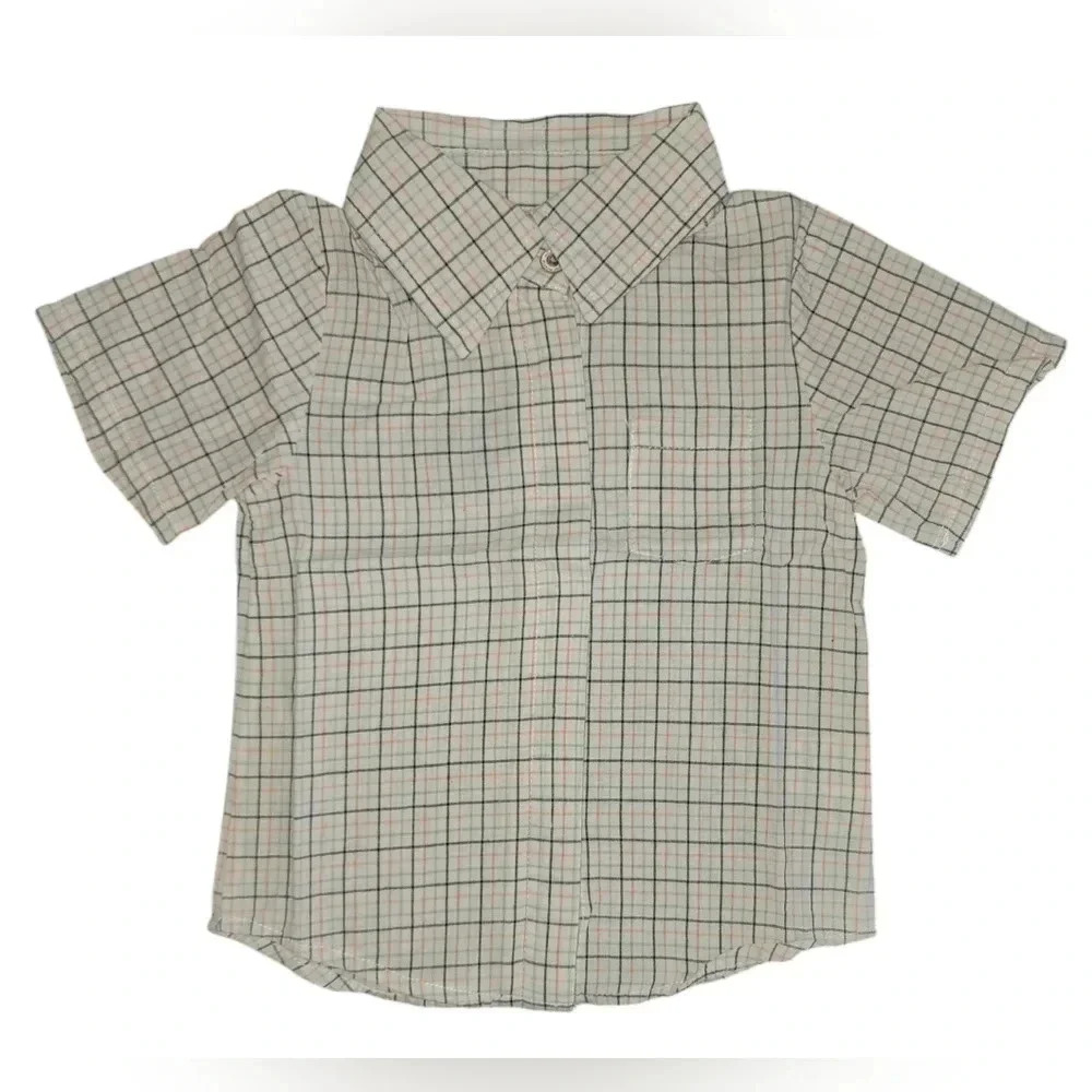 Miki Miette Plaid Button Up
